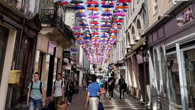 Rues piétonnes - Aurillac