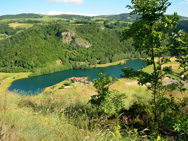 Vista del lago des Graves
