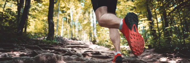 Course à pied dans la nature