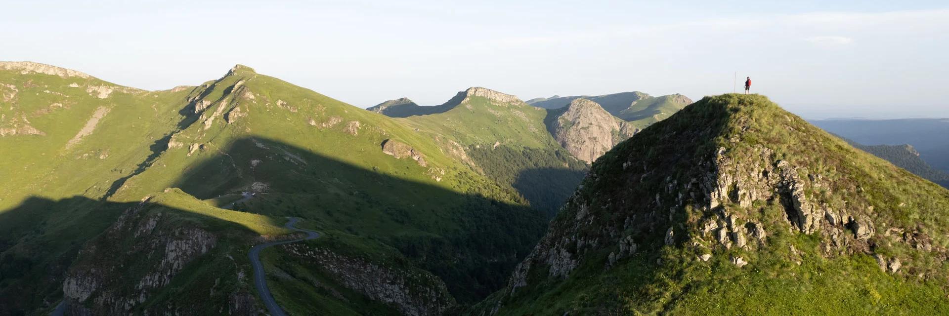 Coucher de soleil dans les Monts du Cantal