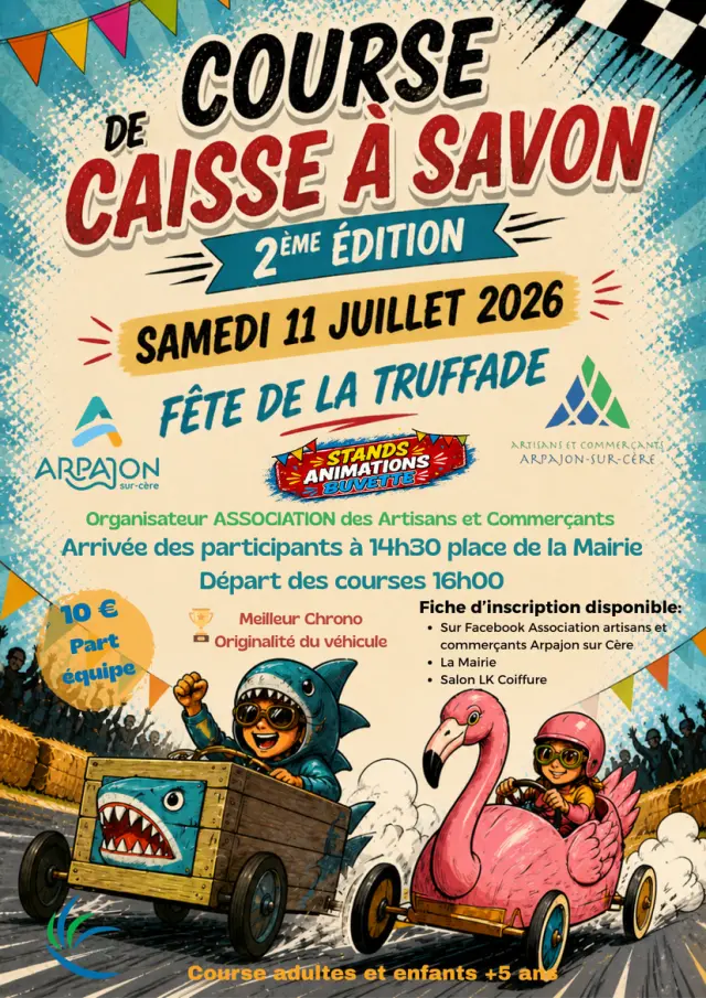 Fete De La Truffade Caisse De Course A Savon