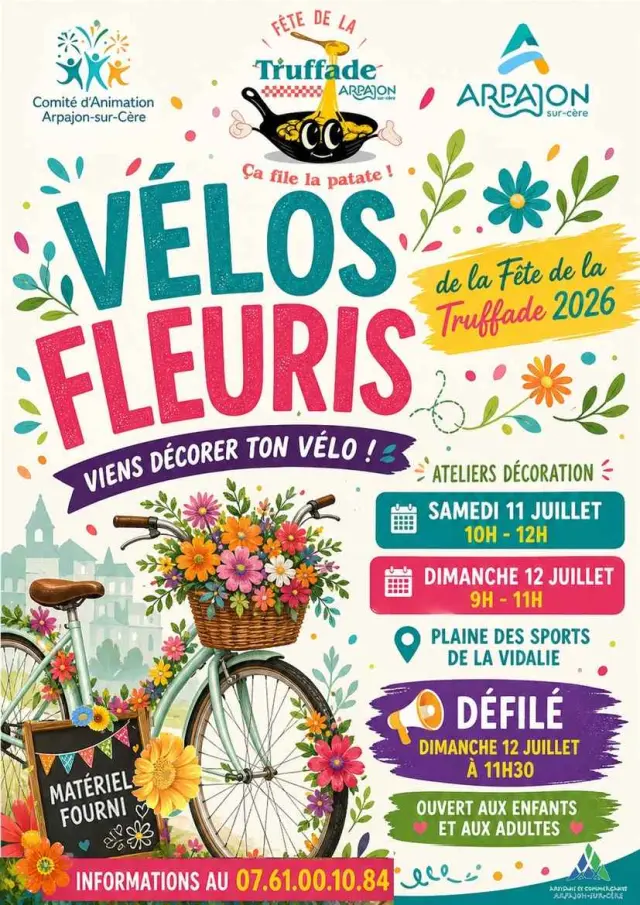 Fete De La Truffade Velos Fleuris